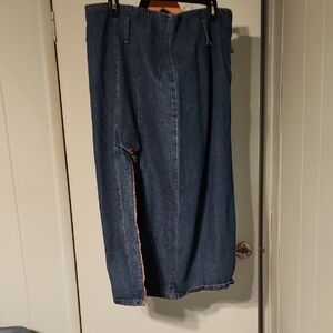 Denim Maxi Skirt